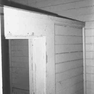 Photograph of a Springfield Depot Interior Doorway, Springfield, OR, date unknown