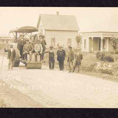 Post Card, Springfield, Oregon, "B" Street Permanent Improvement, 1911