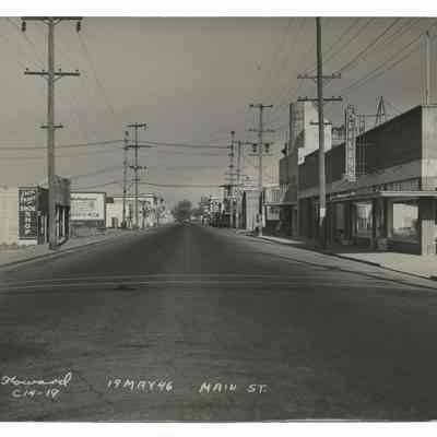 Photograph of Main Street, Springfield, 1946
