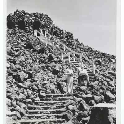 Photograph of Dee Wright Observatory, near McKenzie Summit, along U.S. Highway 126, Oregon, circa 1969
