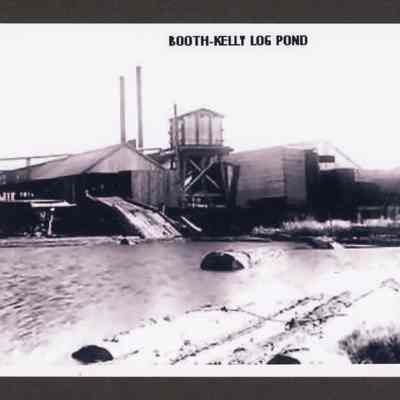Photograph of Booth-Kelly Log Pond, undated
