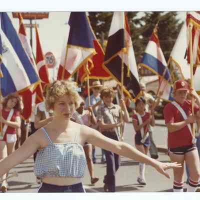 Photograph of a Summer parade, Springfield, circa 1979