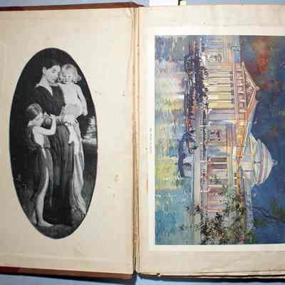 Inside of front cover and page 1