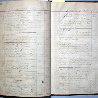 Pages 86 and 87 (originally pages 144 and 145) without newspaper clipping