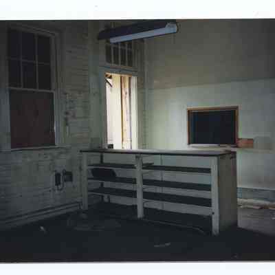 Photograph of the interior of the Springfield Train Depot, 1988