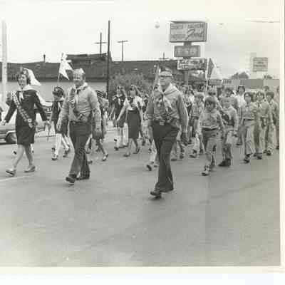 Photograph of a Summer Parade, Springfield, circa 1980.