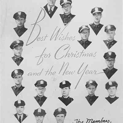 Photograph, Springfield Police Dept. Christmas Card