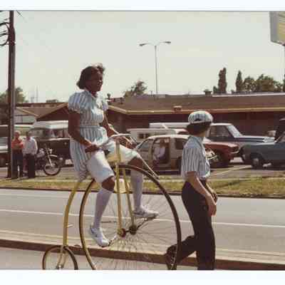 Photograph of a Summer parade, Springfield, circa 1979