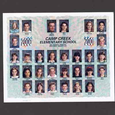 Photograph, Camp Creek Elementary, Grades 4 and 5, 2000-2001.