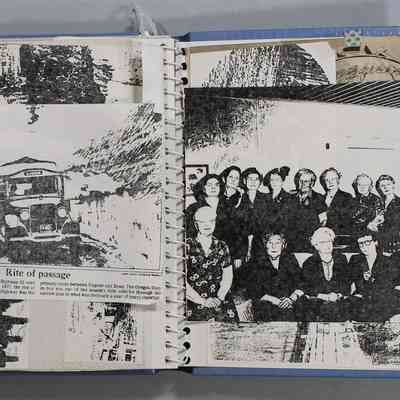 Loose newspaper clippings