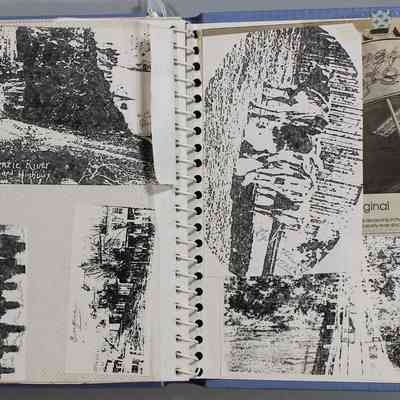 Loose newspaper clippings
