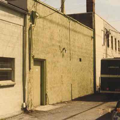 525 Main Street, Kelsay Music, rear of building, 1979