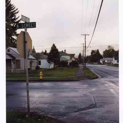 Photograph of the corner of A St and 12th St, Springfield, 1998