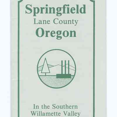 Informational brochure about Springfield, 1986-1987