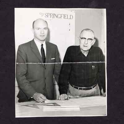 Photograph of 2 Men, Springfield, Oregon, undated