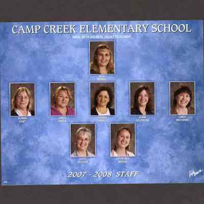Photograph, Camp Creek Elementary, Staff, 2007-2008.
