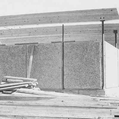 Photograph of Springfield Public Library Construction, Springfield, Oregon, 1957