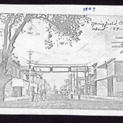 Photocopy of Photograph of Springfield, Oregon, Circa 1890