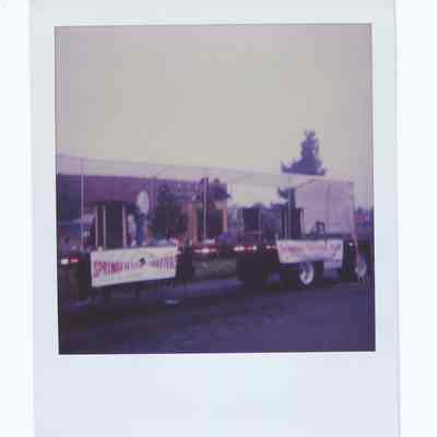 Photograph of the Springfield Greeters Float, Christmas Parade, circa 1980