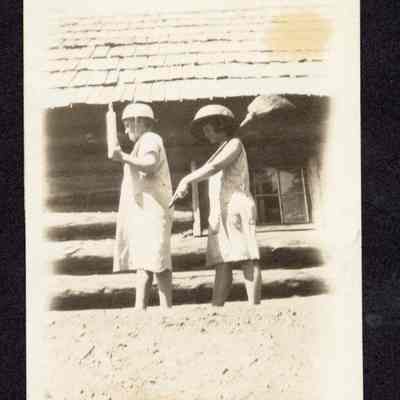 Photograph of Two Women in Glenwood,1930s