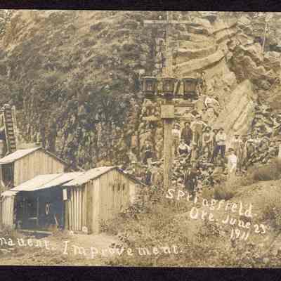 Postcard, Permanent Improvement, Springfield, 1911