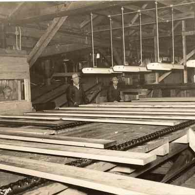 Photograph of 3 Lumber Mill Workers, undated
