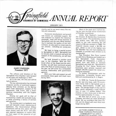Annual Report, Springfield Chamber of Commerce, 1977
