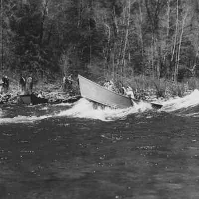 Photograph of White Water Boat Parade, Date Unknown
