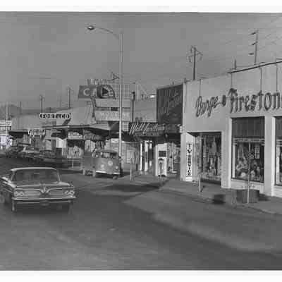 Photograph of Main Street, 5th to 6th, Springfield, circa 1950