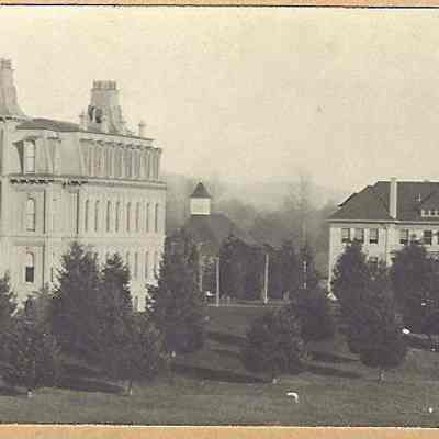 Photograph of University of Oregon buildings, circa 1910