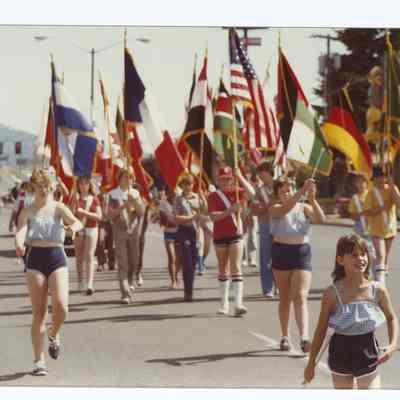 Photograph of a Summer parade, Springfield, circa 1979