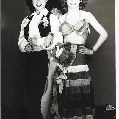 Springfield High Spanish costume party, 1940s