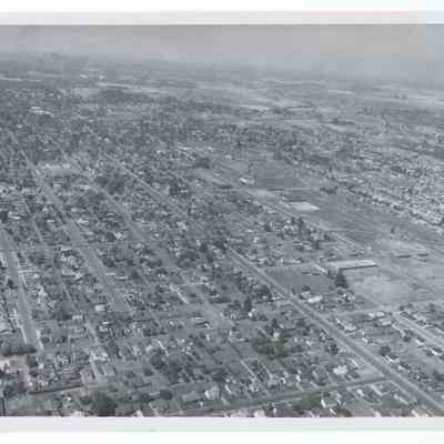 Aerial photograph of Springfield, circa 1950