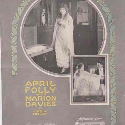 Photograph Poster for April Folly with Marion Davis