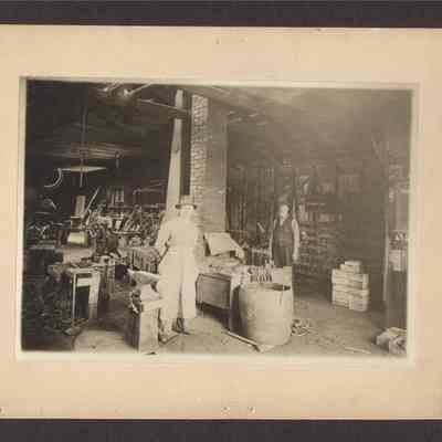 Photograph of Blacksmith Shop, Undated