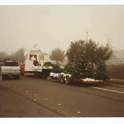 Photograph of the Springfield Christmas Parade, circa 1990