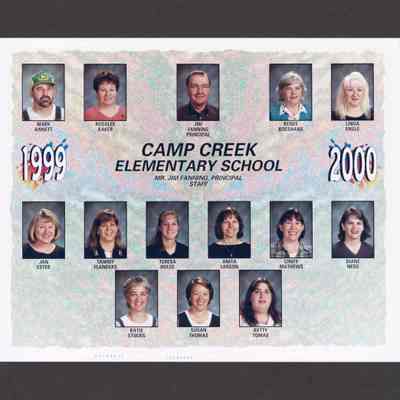 Photograph, Camp Creek Elementary, Staff, 1999-2000.