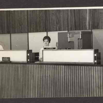 Photograph of 3 Female Bank Tellers, Springfield, Oregon, undated