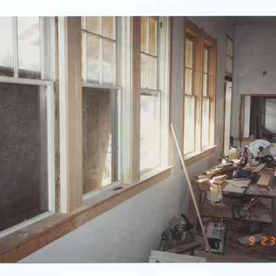 Photograph of the Springfield Depot Restoration, 1991