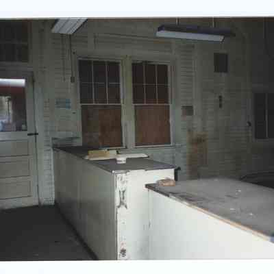 Photograph of the interior of the Springfield Train Depot, 1988