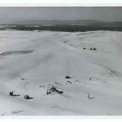 Photograph of the sand dunes on the southwest Oregon coast near Florence, Oregon, circa 1969