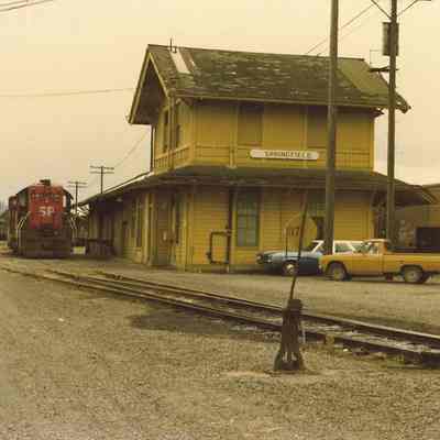 Photograph of the Springfield Depot, Springfield, OR, circa 1978