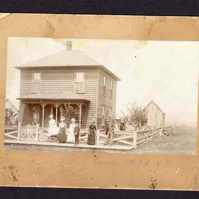 Photograph, Kintzley home, location unknown,1893.
