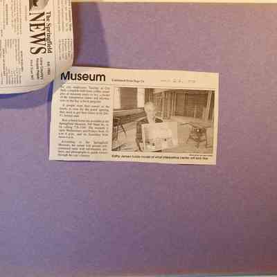 loose newspaper clippings