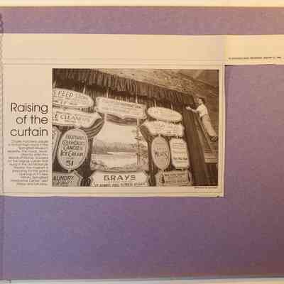 loose newspaper clippings