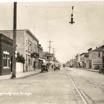 Photograph of Main Street, Springfield, Oregon, undated