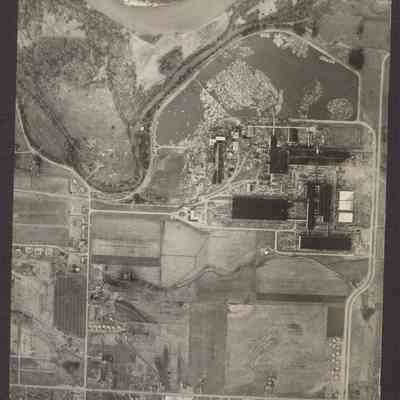 Aerial photograph of Springfield, Oregon, March 4th, 1944