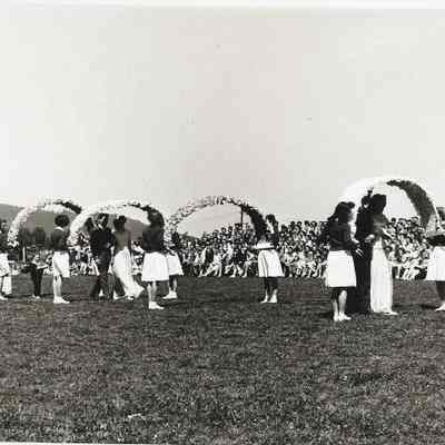 Photograph of Springfield High School May Day Dance, Springfield, Oregon, circa 1945