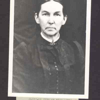Photograph of Agnes Stewart, Springfield, Oregon, Circa 1854