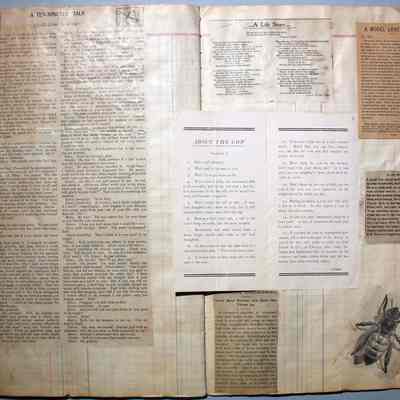 Pages 24 and 25 pamphlet unfolded